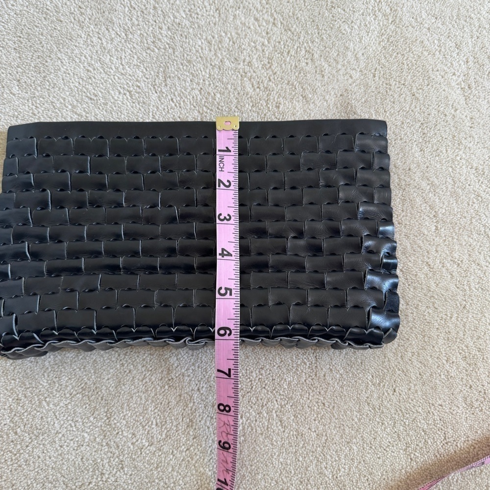 Vintage Black Woven Clutch - Picture 8 of 8